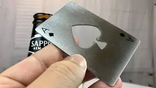 Poker Card Bottle Cap Opener Review