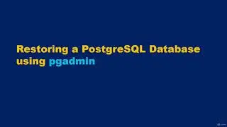 PostgreSQL DBA Tutorial for Beginners Part12