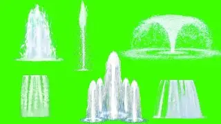 Waterfall On Green Screen || No Copyright || Use For Youtube Videos