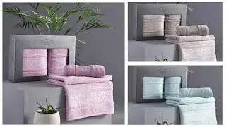 Наборы бамбуковых полотенец Karna Armond ᐅ Edem-Textile