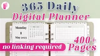 How to make a 365+ Daily Dated Digital Planner