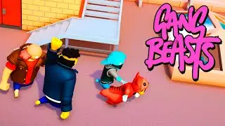 НА НАС НАПАЛИ ГОПНИКИ и ХОТЯТ ОТОБРАТЬ МОБИЛУ! - Gang Beasts