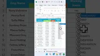 MOD Function to calculate the working hours in Excel #excelformula