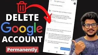 How to Delete Google Account Permanently | How to Delete Gmail Account  (Android)