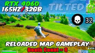 Fortnite Reloaded Full Match - RTX 4060 with Ryzen 7 and 32gb RAM Gameplay 165hz Smooth!