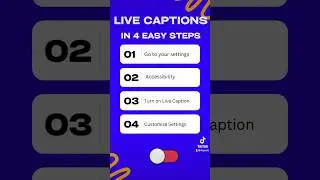 Chromebooks have accessibility features! Live Captioning 