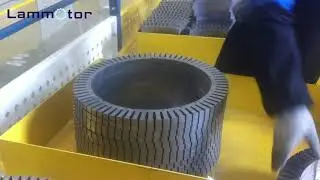 Elevator Drive Motor Stator Core Manufacturing in China #china #motor #elevator