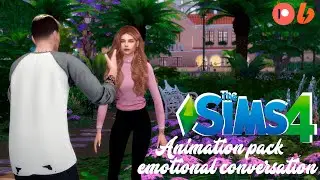 Sims 4 | Animation pack  emotional conversation #1  (DOWNLOAD)