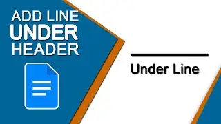 How to Add Line Under Header in Google Docs