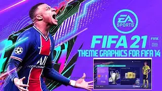 FIFA 21 THEME FOR FIFA 14 | BACKGROUND, INTRO, SPLASHSCREEN | FIFA 14 PATCH 20/21