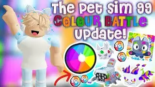 Touring The Brand New Colour Battle Update In Roblox Pet Simulator 99! 🎨✨🤫