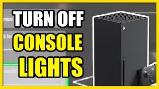 How to TURN OFF or DIM the LIGHT on your XBOX SERIES X (Accessibility Settings)