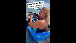 FIRST Water Test - 300hp Super Charged Mini Jet Boat **The Curse Continues**