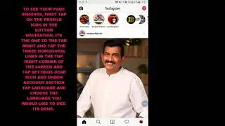 HOW TO CHANGE LANGUAGE IN INSTAGRAM ANDROID