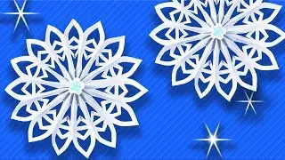 Paper snowflake tutorial