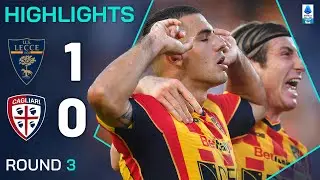 LECCE-CAGLIARI 1-0 | HIGHLIGHTS | Krstovic scores off Gaspar header to seal win | Serie A 2024/25