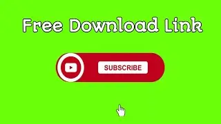 New Look Subscribe Bell Green Screen | Animated Subscribe Button Bell Icon | Subscribe Green Screen