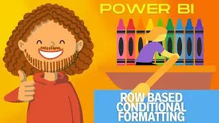 Row Based conditional formatting in Power BI