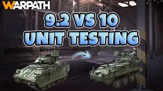 Warpath - 9.2 vs. 10 Star Unit Testing