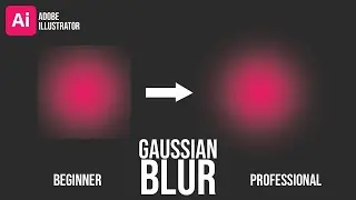 How to Fix Gaussian Blur Effect Problem In Adobe Illustrator CC