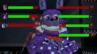 [SFM FNaF] Top 5 TWISTED vs Fights WITH Healthbars (2024)