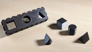 Impossible Object Puzzle - A 3D Printed Square Circle Triangle Geometry Puzzle!