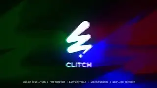 Premiere Pro Template: Glitch Logo Reveal