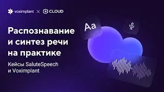 Распознавание и синтез речи на практике: Кейсы SaluteSpeech и Voximplant