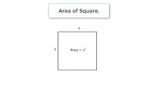 C Program To Calculate Area of a Square using its Side