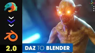 DAZ to Blender Bridge 2.0 ~ Send Daz Environments & Characters to Blender