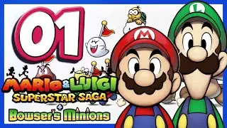 Mario and Luigi Superstar Saga HD Remake Walkthrough Part 1 OH No Princess Peach 👑 (Nintendo 3DS)