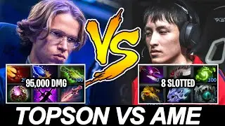 TOPSON vs AME Epic TI8 Rematch? 95,000 Damage Burst vs Refresher Monkey