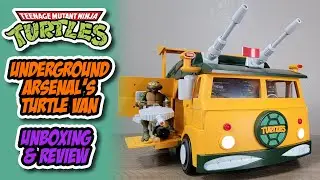 Underground Arsenal Teenage Mutant Ninja Turtle TMNT Turtle Van Unboxing & Review