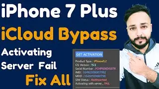 iPhone 7 Plus iOS 15 Latest Version iCloud Bypass Unlock Tool