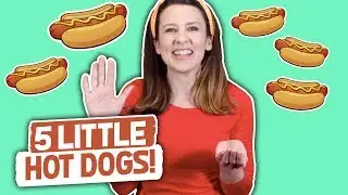 5 Little Hot Dogs Frying In A Pan Song for toddlers and babies!