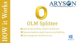 #1 Mac OLM Splitter Tool to Split OLM File by Size, Folder & Email ID