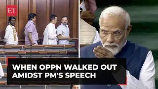 Bhag Jao: When opposition walked out of Lok Sabha amidst PM Modis speech