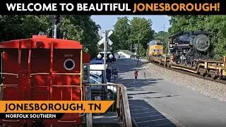 Jonesborough, Tennessee, USA | Virtual Railfan  LIVE !