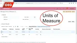 Oracle Fusion Units of Measure | Base UOM, UOM Class and Standard Conversion