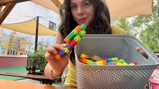 ASMR in a Kindergarten (Playing with Toys)