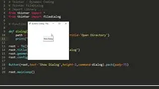 Filedialog in Tkinter / opean and save files in using tkinter / Tkinter tutorial in hindi / Tkinter