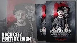 Making a Rock City Poster Design In Photoshop