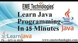 Learn Java In 15 Minutes | EME Technologies