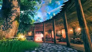 Open Courtyard Rotunda | A Valheim Build