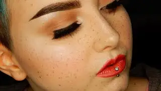 Faux freckles & Big lashes | Tutorial |