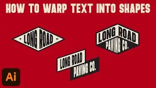 How To Warp Text Into Shapes | Adobe Illustrator Tutorial