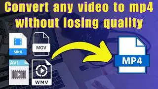 How to convert avi or mkv video format to mp4