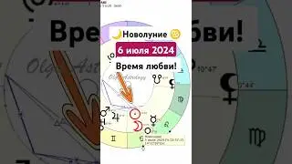 🌙новолуние в ♋ Раке #olgaastrology #гороскоп #июль #астрология #новолуние