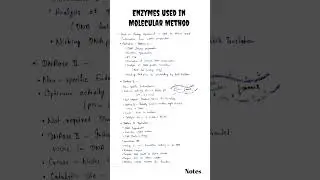Enzymes used in recombinant dna Technology | Enzymes used in Genetic Engineering | Biotechnology