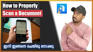 how to scan a document to your phone malayalam